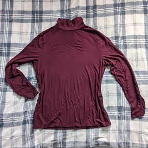 Chico's Elegant Burgundy Turtleneck